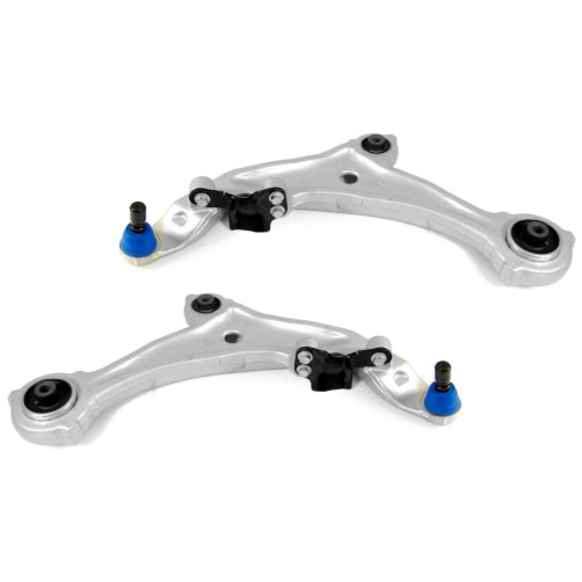 SET-MEMS301006 Front, Driver and Passenger Side, Lower Control Arm, With ball joint(s), Aluminum, Supreme Series