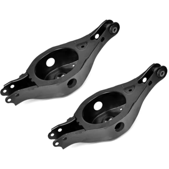 SET-MEMS301008-2 Rear, Driver and Passenger Side, Lower, Rearward Control Arm, Without ball joint(s), Supreme Series