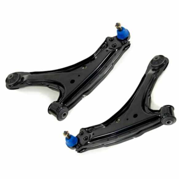 SET-MEMS50171 Front, Driver and Passenger Side, Lower Control Arm, With ball joint(s), Supreme Series