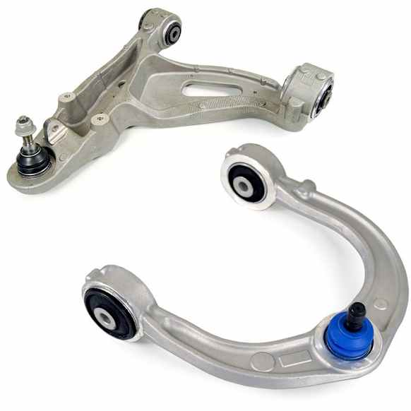 SET-MEMS50192-F Front, Driver and Passenger Side, Upper and Lower Control Arm, With ball joint(s), Supreme Series