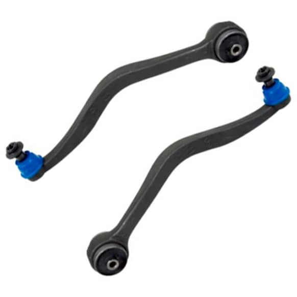 SET-MEMS76105 Front, Driver and Passenger Side, Lower, Rearward Control Arm, With ball joint(s)