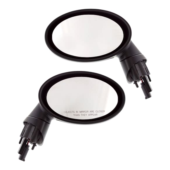 Driver and Passenger Side Mirror, Power Adjust, Heated, Manual Folding, Paintable, No Signal Light, Without Memory Recall, No Puddle Light, No Auto-Dimming, No Blind Spot Feature