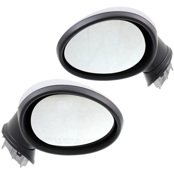 Driver and Passenger Side Mirror, Power Adjust, Heated, Power Folding, Paintable, No Signal Light, Without Memory Recall, No Puddle Light, No Auto-Dimming, No Blind Spot Feature