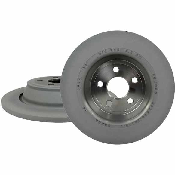 SET-MIBRRF393-2 Rear Brake Disc, Plain Surface, 5 Lugs