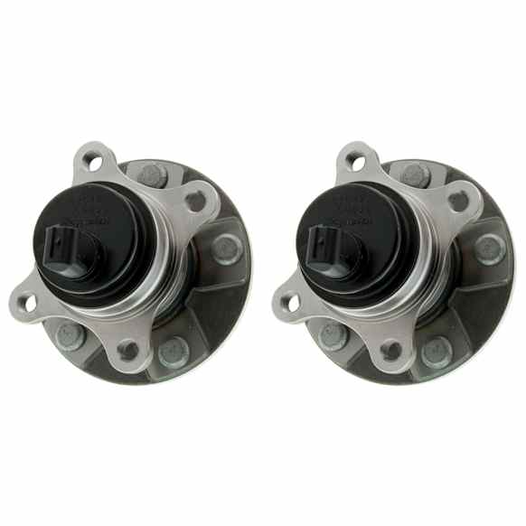 SET-MO513163-2 Front, Driver and Passenger Side Wheel Hub, 5 Lugs, With Bearing, 4.3L, 8Cyl, Problem Solver Series