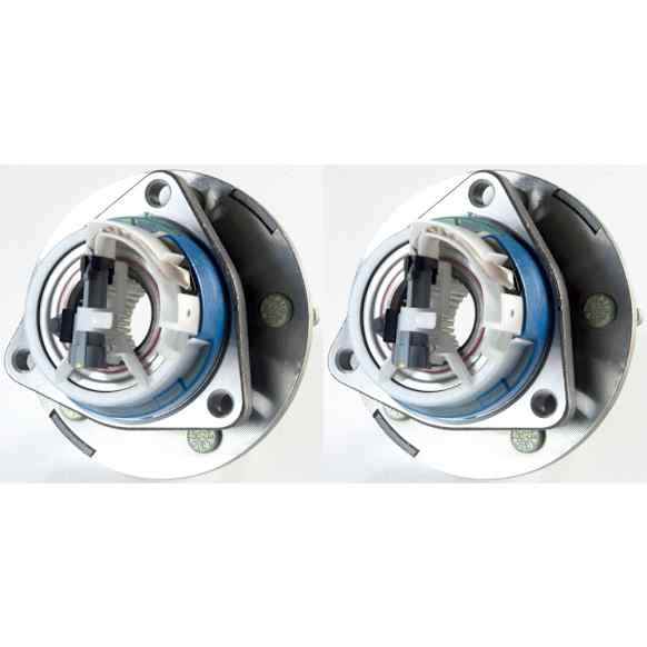 2002 Chevrolet Blazer - Front, Driver and Passenger Side Wheel Hub, RWD, 5 Lugs, With Bearing, Problem Solver Series
