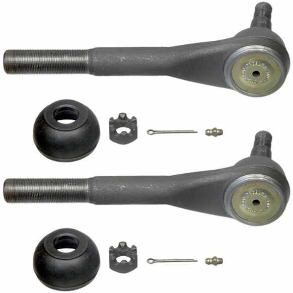 SET-MOES2026R-2 Front, Driver and Passenger Side, Outer Tie Rod End