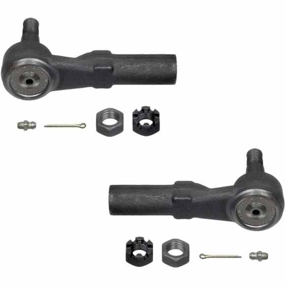 SET-MOES3011RL Front, Driver and Passenger Side, Outer Tie Rod End