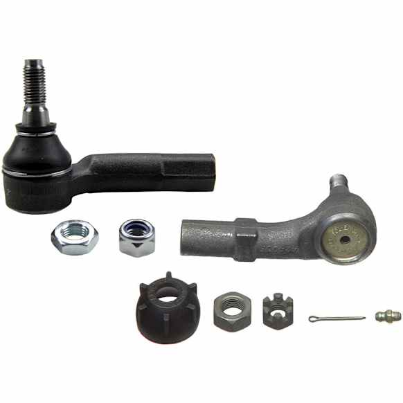 SET-MOES3525-F Front, Driver and Passenger Side, Outer Tie Rod End