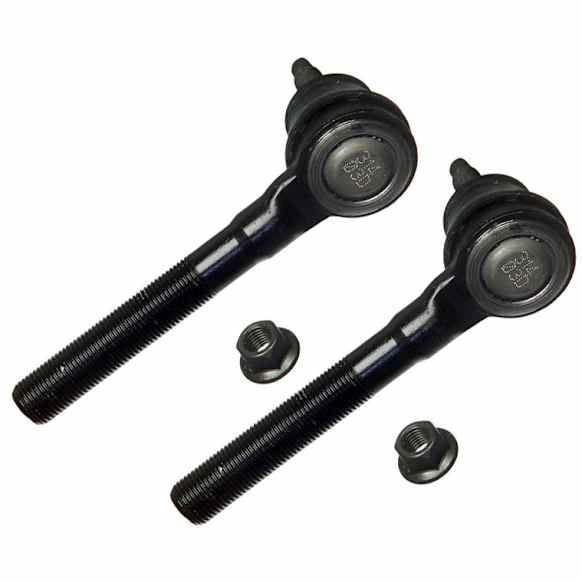 SET-MOES3529-2 Front, Driver and Passenger Side, Outer Tie Rod End