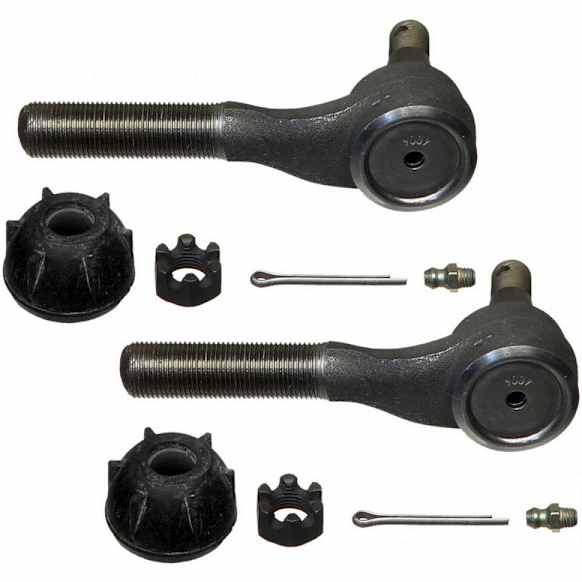 SET-MOES387R-F Front, Driver and Passenger Side, Outer Tie Rod End