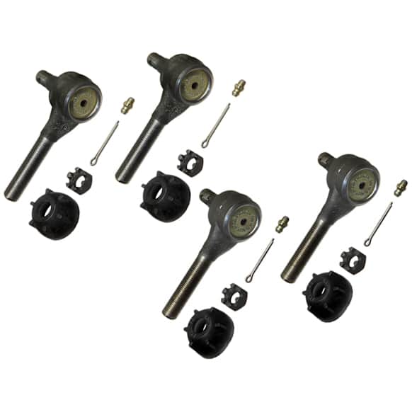 SET-MOES401L-C Front, Driver and Passenger Side, Inner and Outer Tie Rod End