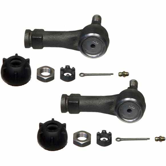 SET-MOES455RL-2 Front, Driver and Passenger Side, Outer Tie Rod End