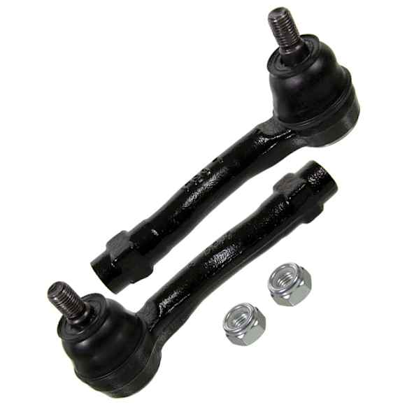 SET-MOES800052-F Front, Driver and Passenger Side, Outer Tie Rod End