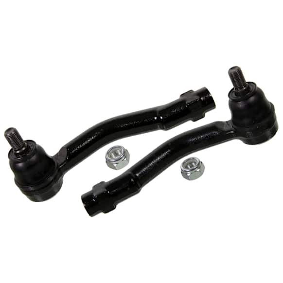 SET-MOES800056 Front, Driver and Passenger Side, Outer Tie Rod End