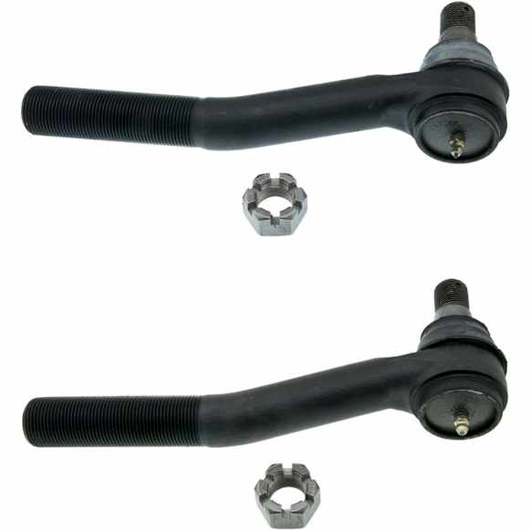 SET-MOES800421 Front, Driver and Passenger Side, Outer Tie Rod End
