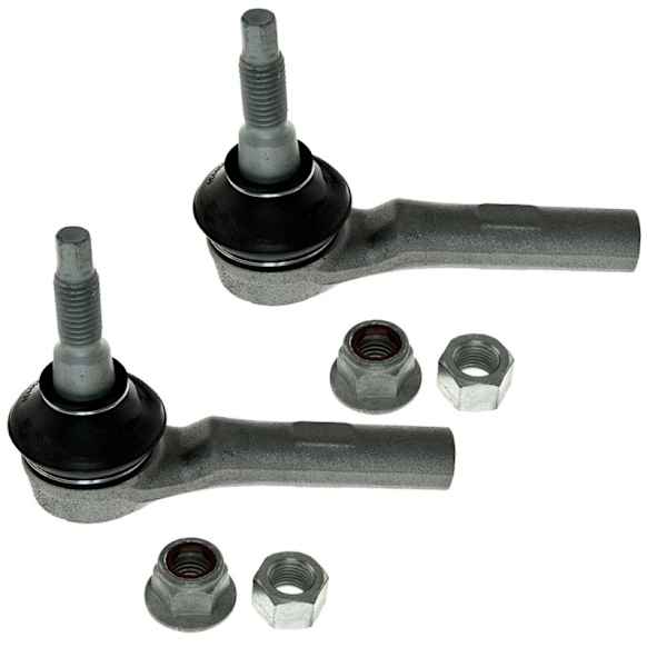 SET-MOES80786-F Front, Driver and Passenger Side, Outer Tie Rod End