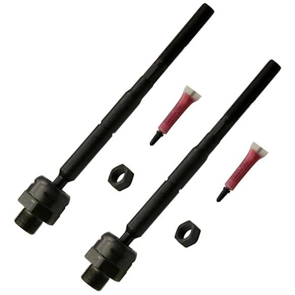 SET-MOEV800398-2 Front, Driver and Passenger Side, Inner Tie Rod End
