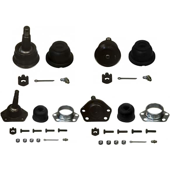 SET-MOK5103-C Front, Driver and Passenger Side, Upper and Lower Ball Joint Problem Solver Series