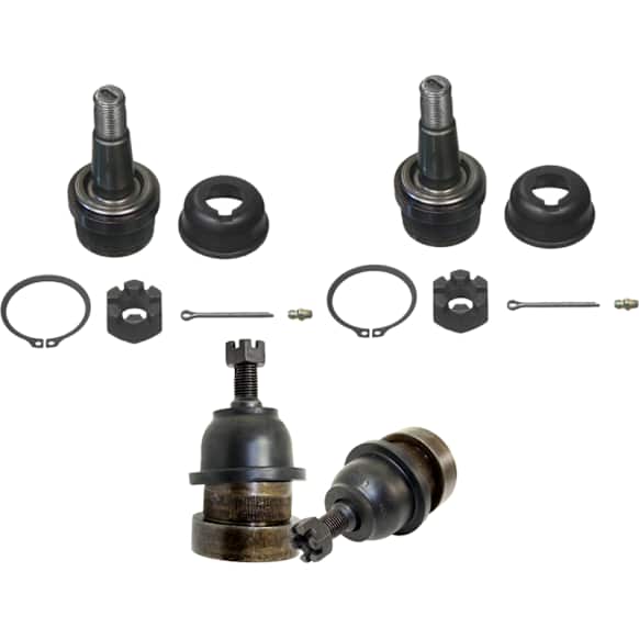 SET-MOK7206T-F Front, Driver and Passenger Side, Upper and Lower Ball Joint Problem Solver Series