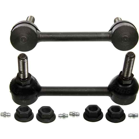 SET-MOK750185 Front, Driver and Passenger Side Sway Bar Link, Problem Solver Series