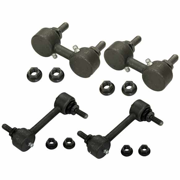 SET-MOK90124 Front and Rear, Driver and Passenger Side Sway Bar Link, Problem Solver Series