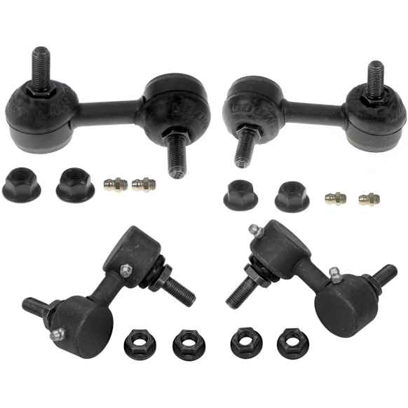 SET-MOK90452 Front and Rear, Driver and Passenger Side Sway Bar Link, Problem Solver Series