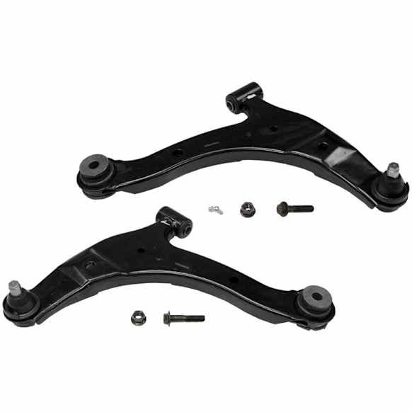 SET-MORK620024-F Front, Driver and Passenger Side, Lower Control Arm, With ball joint(s), Moog R-Series