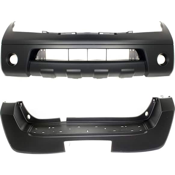 2005-2007 Nissan Pathfinder - Front and Rear Primed Bumper Cover