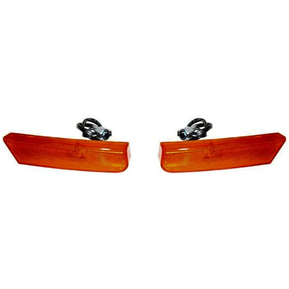 Front, Driver and Passenger Side Side Marker With bulb(s)