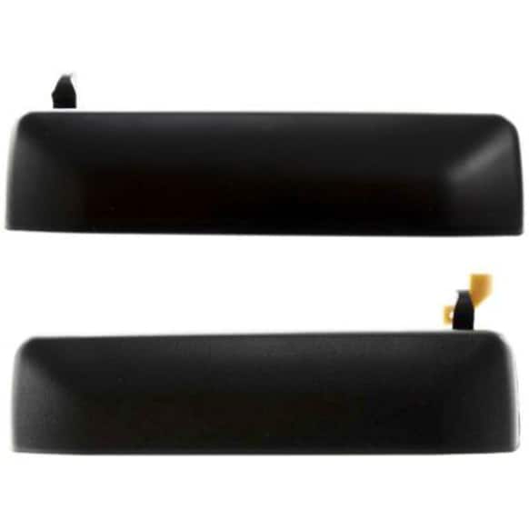 1997-2003 Infiniti QX4 - Front, Driver and Passenger Side Textured Black Exterior Door Handle, Driver Side - With Key Hole; Passenger Side - Without Key Hole, Sport Utility