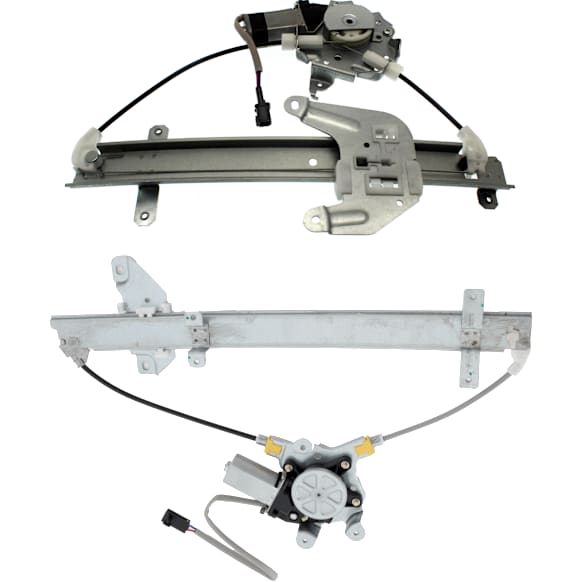 Front And Rear, Passenger Side Power Window Regulator, With Motor