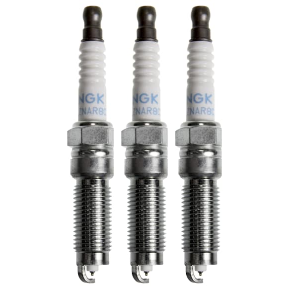 SET-NG93593-3 Spark Plug, 1.0L, 3Cyl, Set of 3, Laser Iridium Series