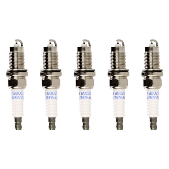 SET-NP3326-5 Spark Plug, 2.5L, 5Cyl, Set of 5, Double Platinum Series