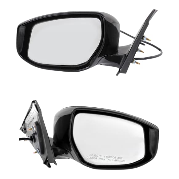 Driver and Passenger Side Mirrors, Power Adjust, Manual Folding, Non-Heated, Textured Black, No Signal Light, No Memory, No Puddle Light, No Auto-Dimming, No Blind Spot Feature