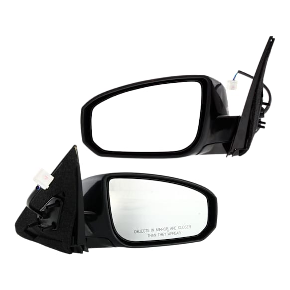 Driver and Passenger Side Mirrors, Power Adjust, Manual Folding, Non-Heated, Paintable, No Signal Light, No Memory, No Puddle Light, No Auto-Dimming, No Blind Spot Feature