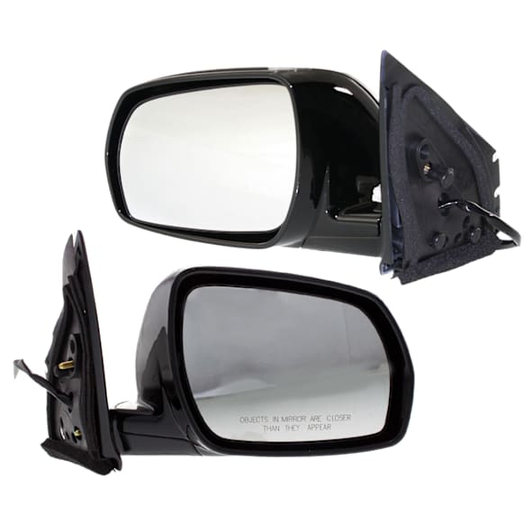 Driver and Passenger Side Mirrors, Power Adjust, Manual Folding, Non-Heated, Paintable, No Signal Light, No Memory, No Puddle Light, No Auto-Dimming, No Blind Spot Feature