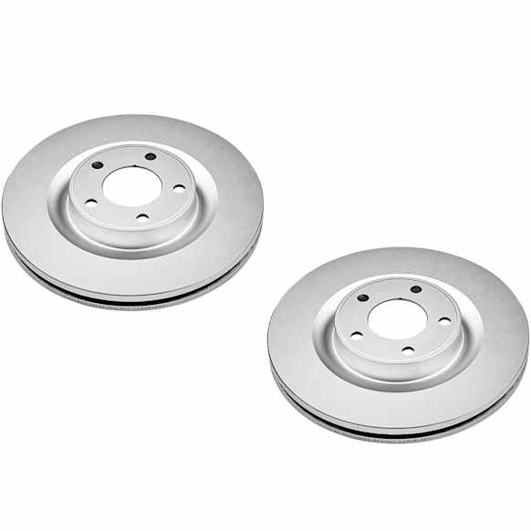 2013 Ford Edge - Front Brake Disc, Geomet Coated, Plain Surface, Vented, 5 Lugs, 2.0L 4Cyl, Evolution Geomet Coated High Carbon