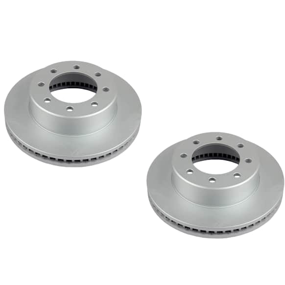 SET-P15AR8373EVC-2 Front Brake Disc, Geomet Coated, Plain Surface, Vented, 8 Lugs, Evolution Geomet Coated High Carbon