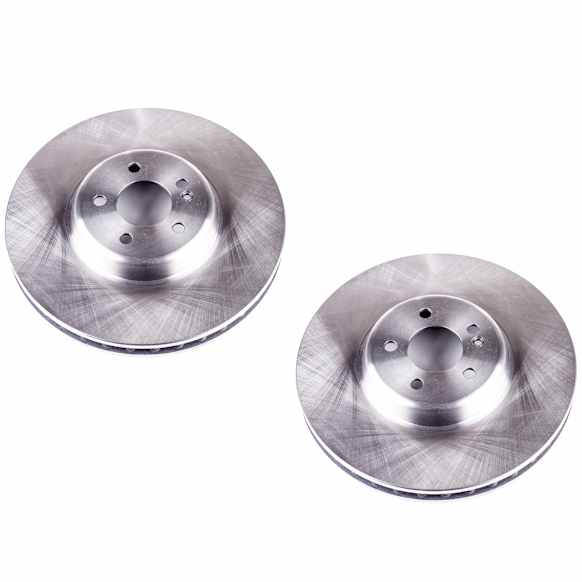 2020 Mercedes Benz GLC43 AMG - Brake Disc, Natural Finish, Plain Surface, Vented, 5 Lugs, 360.3 mm, full-cast design rotors (replaces OE 2-piece), 3.0L 6Cyl, Autospecialty By Powerstop