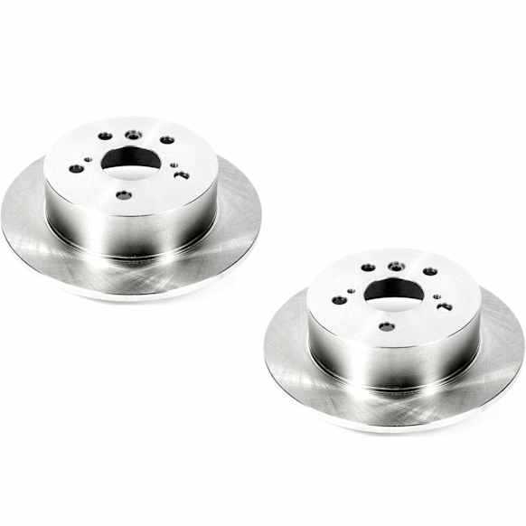 2009 Toyota Camry - Rear Brake Disc, Plain Surface, Vented, 5 Lugs, 3.5L 6Cyl, Autospecialty By Powerstop