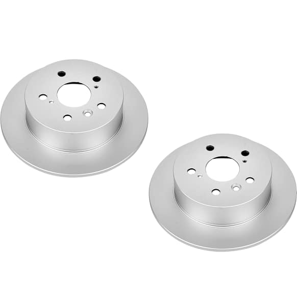 SET-P15JBR1145EVC-2 Rear Brake Disc, Geomet Coated, Plain Surface, Solid, 5 Lugs, Evolution Geomet Coated High Carbon