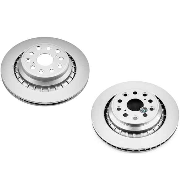 SET-P15JBR1353EVC Rear Brake Disc, Geomet Coated, Plain Surface, Vented, 5 Lugs, Evolution Geomet Coated High Carbon