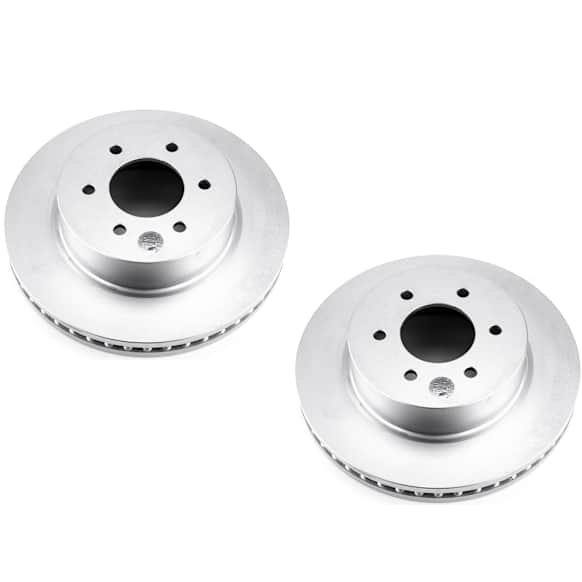 2022 Nissan Titan XD - Front Brake Disc, Plain Surface, Vented, 5 Lugs, 360.68 mm, 5.6L 8Cyl, Evolution Geomet Coated High Carbon