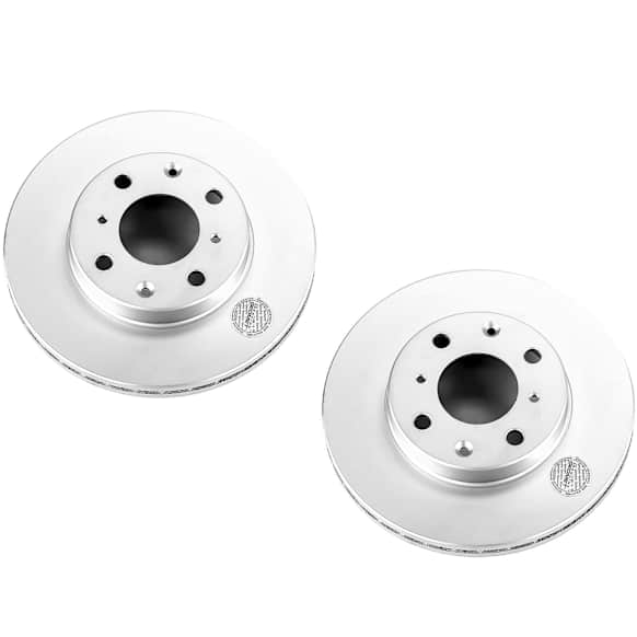 SET-P15JBR525EVC-2 Front Brake Disc, Plain Surface, Vented, 5 Lugs, 238.76 mm, Evolution Geomet Coated High Carbon