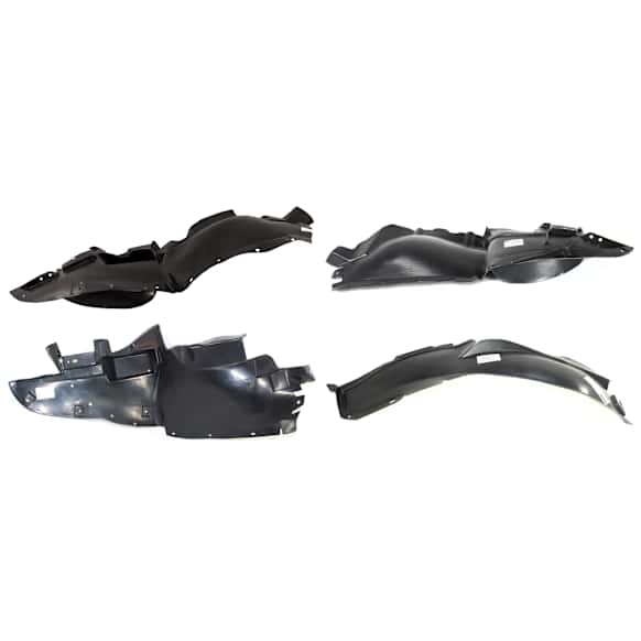 Front, Driver and Passenger Side, Front or Rear Section Fender Liner