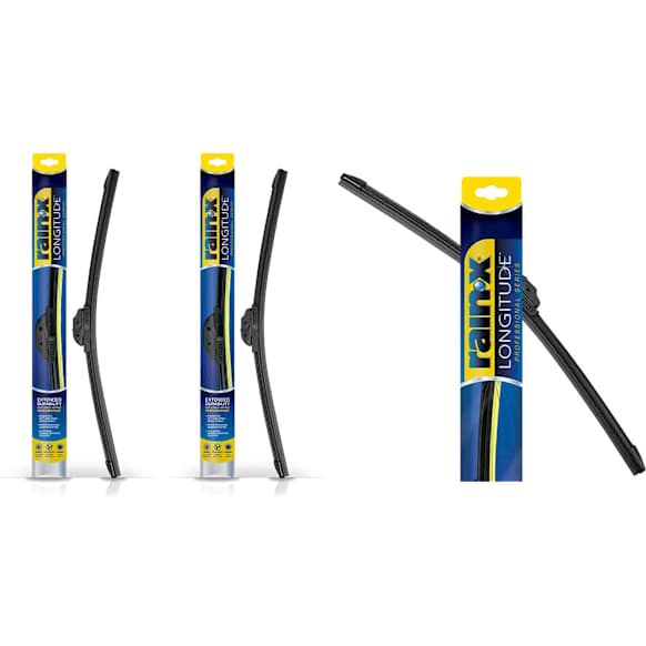 SET-R49830326-FR-I Front, Driver and Passenger Side and Rear Wiper Blade, Frameless