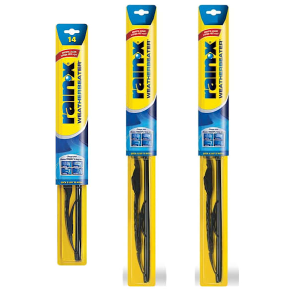 SET-R49RX30121-FR-S Front and Rear Wiper Blade, Framed 21 in. and 14 in.