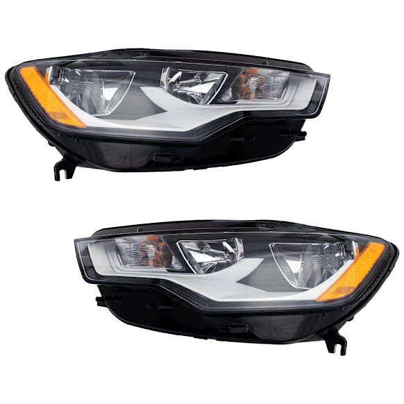 2013-2018 Audi S6 - Driver and Passenger Side Halogen Headlight, With bulb(s), CAPA Certified