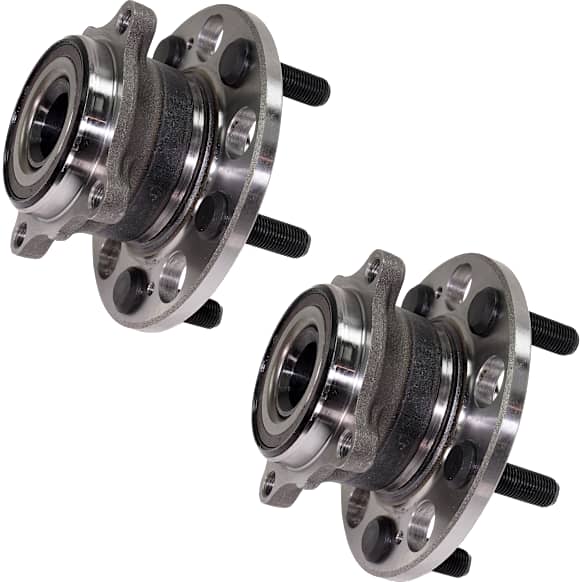 Rear, Driver and Passenger Side Wheel Hub, 5 Lugs, With Bearing
